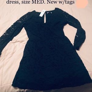 Hollister Navy Blue Wrap Dress new w/tags size med